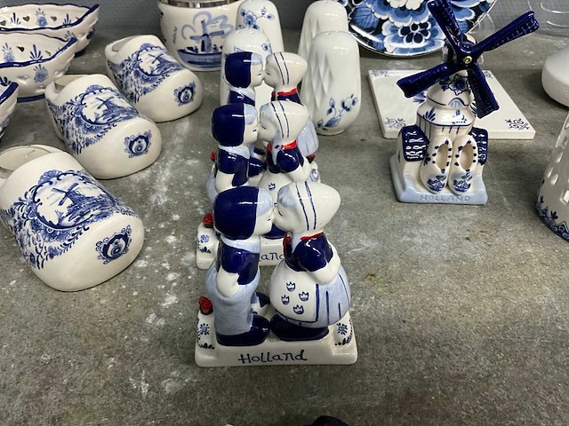 Heinen delfts blauw - partij decoratie - afbeelding 4 van  28