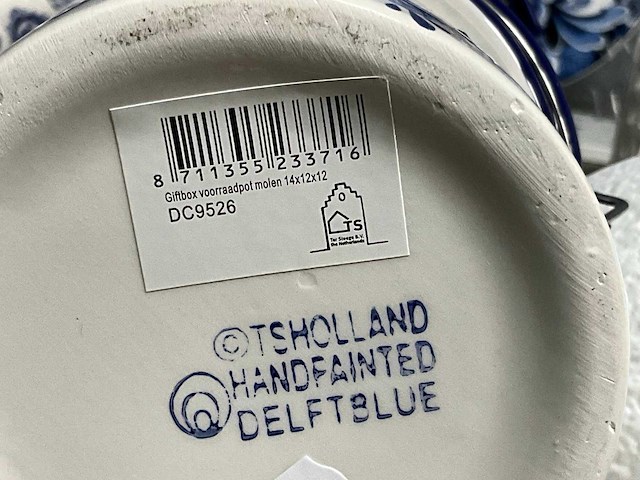 Heinen delfts blauw - partij decoratie - afbeelding 8 van  28