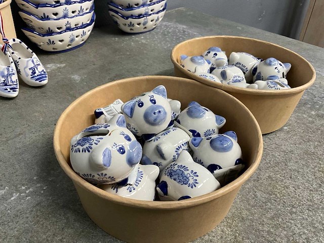 Heinen delfts blauw - partij decoratie - afbeelding 11 van  28
