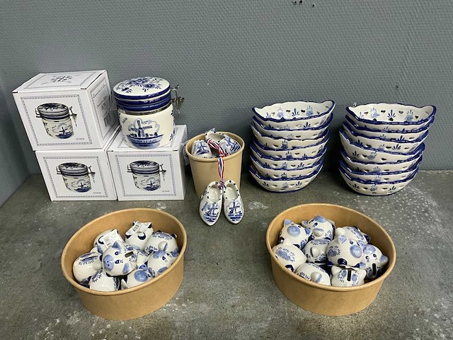 Heinen delfts blauw - partij decoratie - afbeelding 13 van  28