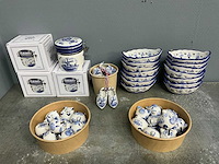 Heinen delfts blauw - partij decoratie - afbeelding 13 van  28