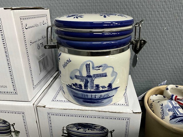 Heinen delfts blauw - partij decoratie - afbeelding 14 van  28
