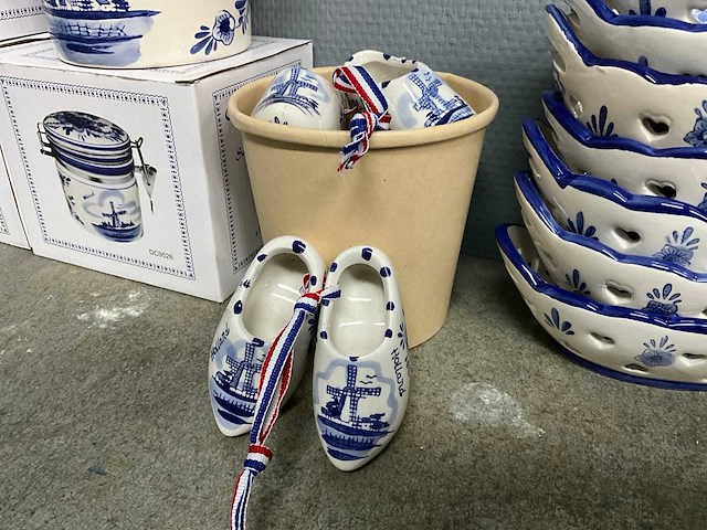 Heinen delfts blauw - partij decoratie - afbeelding 16 van  28