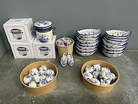 Heinen delfts blauw - partij decoratie - afbeelding 12 van  28