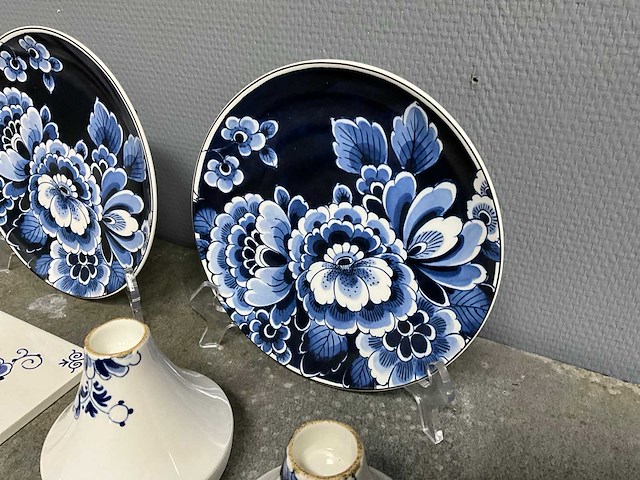 Heinen delfts blauw - partij decoratie - afbeelding 25 van  28