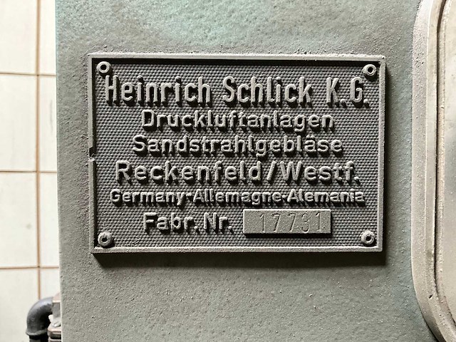 Heinrich schlick kg zandblaaskast - afbeelding 4 van  6