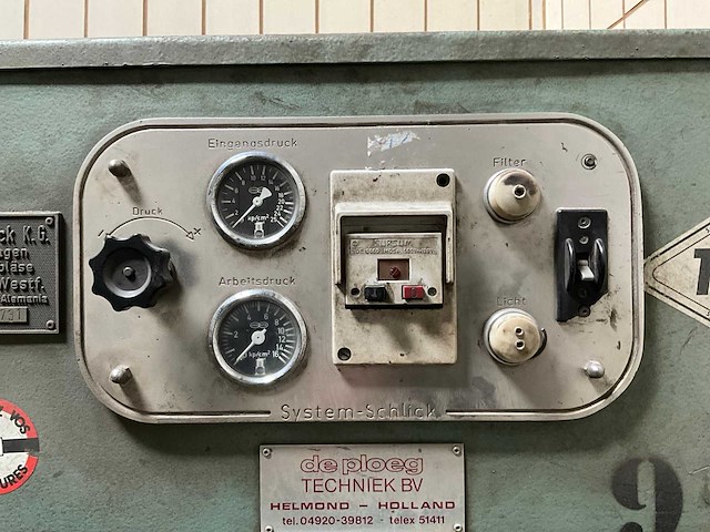 Heinrich schlick kg zandblaaskast - afbeelding 5 van  6