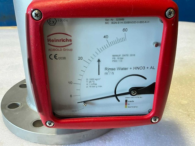 Heinrichs kobold flowmeter dn100/pn16 - afbeelding 3 van  5