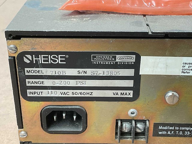 Heise 710b dial pressure gage - afbeelding 4 van  7
