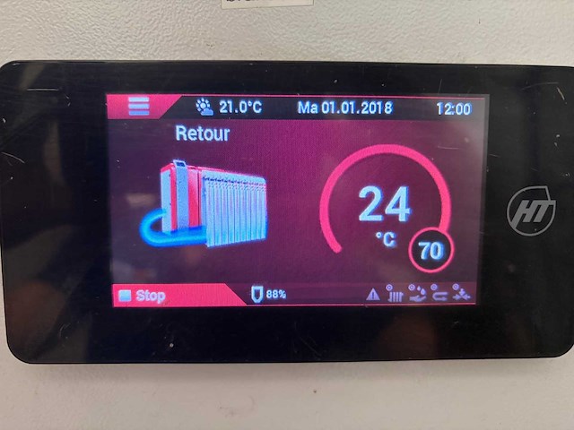 Heiztechnik industriële pelletgestookte warmwaterketel pelletkachel - afbeelding 77 van  88
