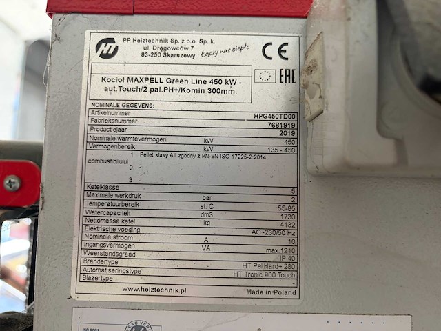 Heiztechnik industriële pelletgestookte warmwaterketel pelletkachel - afbeelding 2 van  62