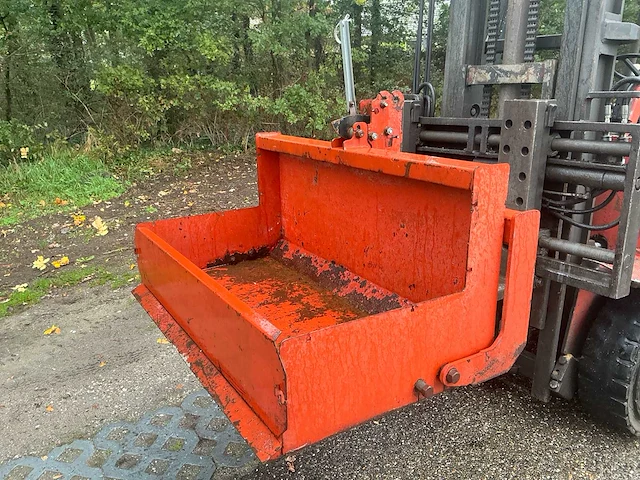 Hekamp mechanische trekkerbak 120 cm met driepuntsopname - afbeelding 1 van  10