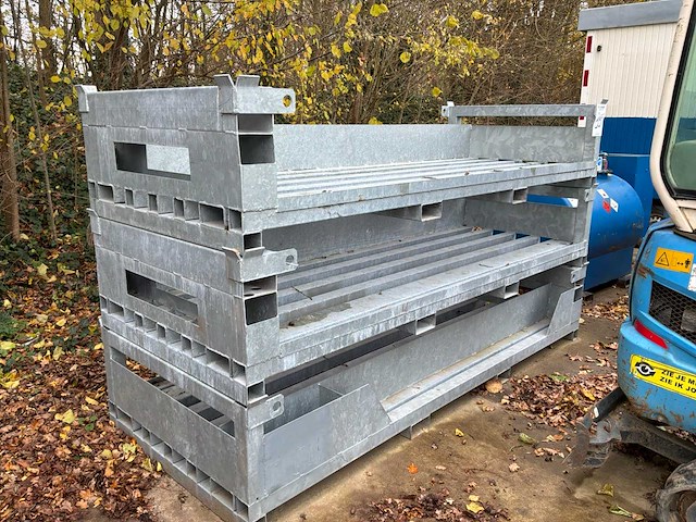 Hekwerk / poeren transport-opslag barrel (3x) - afbeelding 1 van  6