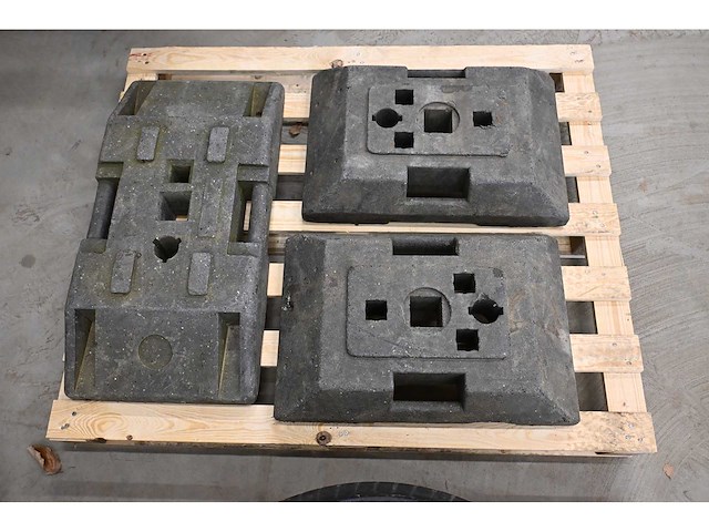 Hekwerk voet (3x) - afbeelding 1 van  4