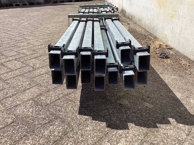 Hekwerkpalen 3 meter (13x) - afbeelding 4 van  7