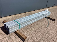 Hekwerpalen gegalvaniseerd 2,50 meter (15x)