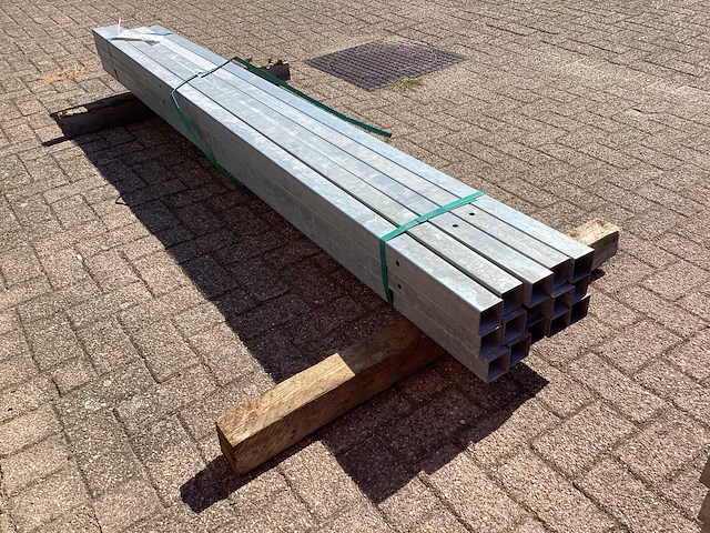 Hekwerpalen gegalvaniseerd 2,50 meter (15x) - afbeelding 6 van  7