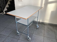 Helgenyberg ab verrijdbare eiken tafel - afbeelding 4 van  7