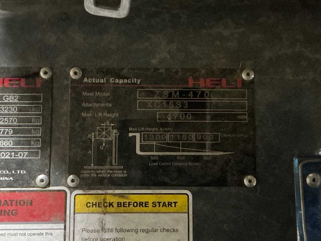 Heli - - vorkheftruck - afbeelding 4 van  14