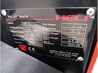 Heli - 2024 - cbd15 - elektrische palletwagen - afbeelding 2 van  25