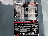 Heli - cpcd100 - 4m duplex, side-shift, vorkensteller - vorkheftruck - afbeelding 5 van  13