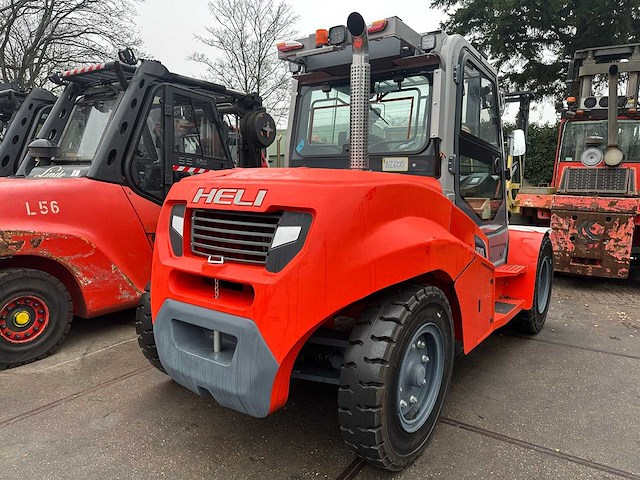 Heli - cpcd100 - 4m duplex, side-shift, vorkensteller - vorkheftruck - afbeelding 9 van  13