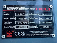 Heli - cpcd100 - 4m duplex, vorkversteller, side-shift - 2025 - vorkheftruck - afbeelding 13 van  21
