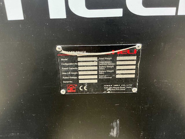 Heli - dc15 - elektrische palletwagen - afbeelding 4 van  7
