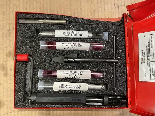 Helicoil unc insert thread repair kit - afbeelding 2 van  3