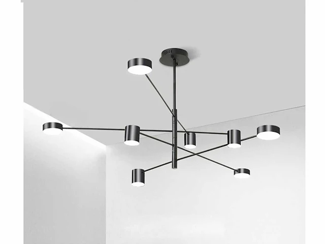 Heliko led hanglamp zwart - afbeelding 1 van  7