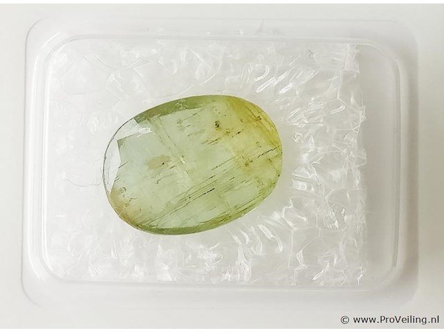 Heliodor 3.87ct gra certified - afbeelding 1 van  3