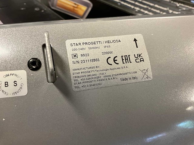 Heliosa 9s22 terras heaters (2x) - afbeelding 2 van  5