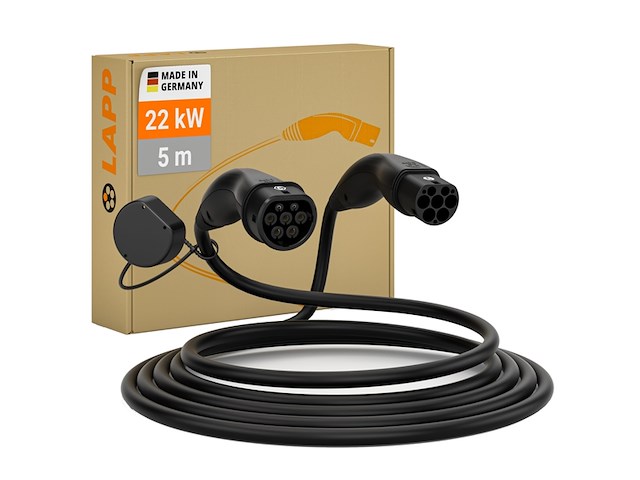 Helix laadkabel elektrische auto type 2 22 kw 32 a / 400 v - afbeelding 1 van  5