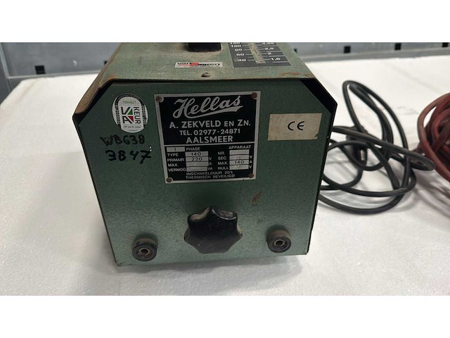 Hellas 140 lasmachines - afbeelding 5 van  6