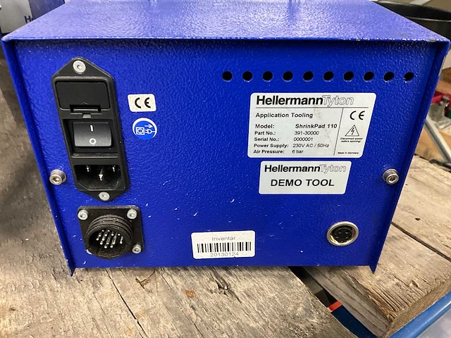 Hellermann tyton shrinkpad 110 markeermachine voor kabelverwerking (3x) - afbeelding 8 van  11