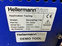 Hellermann tyton shrinkpad 110 markeermachine voor kabelverwerking (3x) - afbeelding 9 van  11