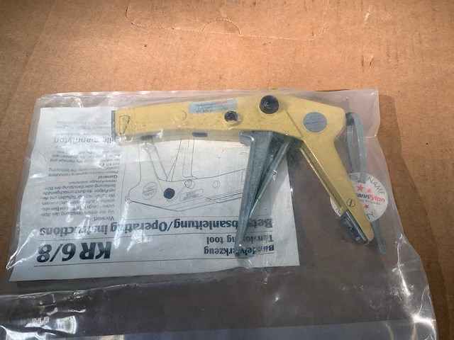 Hellermanntyton kr6/8 tyraps/ kabelbinder tang - afbeelding 1 van  5