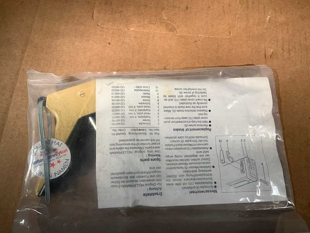 Hellermanntyton kr6/8 tyraps/ kabelbinder tang - afbeelding 4 van  5