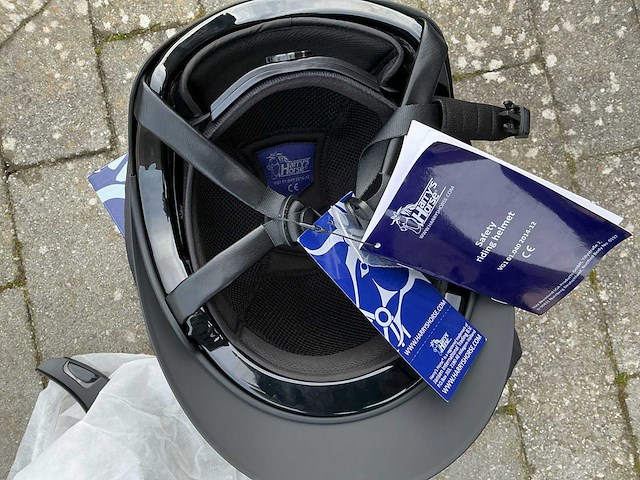 Helm l 59-61 ruiter paarden - afbeelding 4 van  5