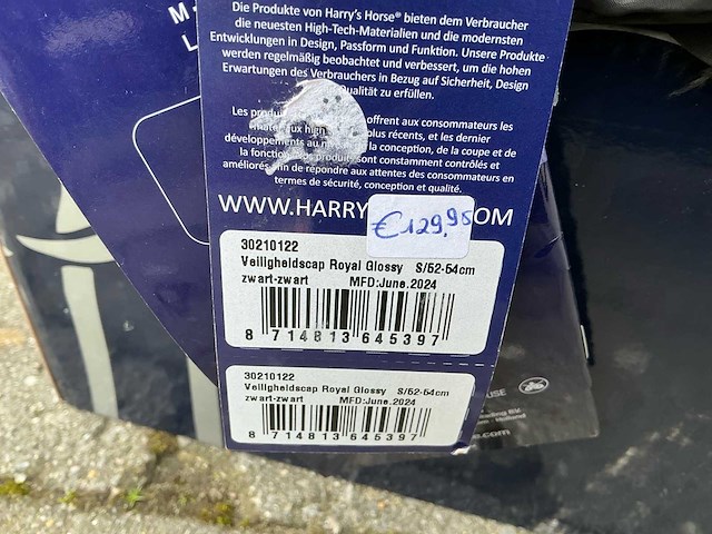 Helm s 52-54 ruiter paarden - afbeelding 5 van  5