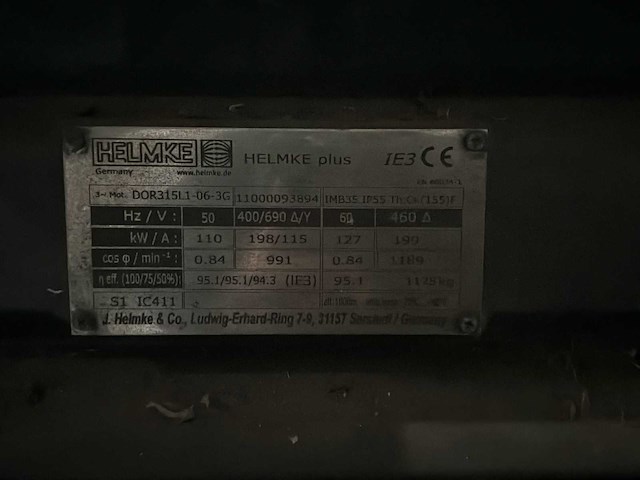 Helmke dor315l1 elektromotor - afbeelding 4 van  4