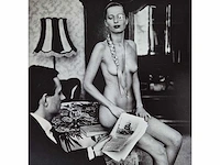 Helmut newton - foto artprint - 26 x 26