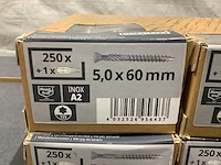 Helpmate 5,0x60mm schroeven (2000x) - afbeelding 2 van  2