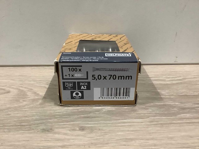 Helpmate terrasschroeven 5,0x70mm (800x) - afbeelding 3 van  3