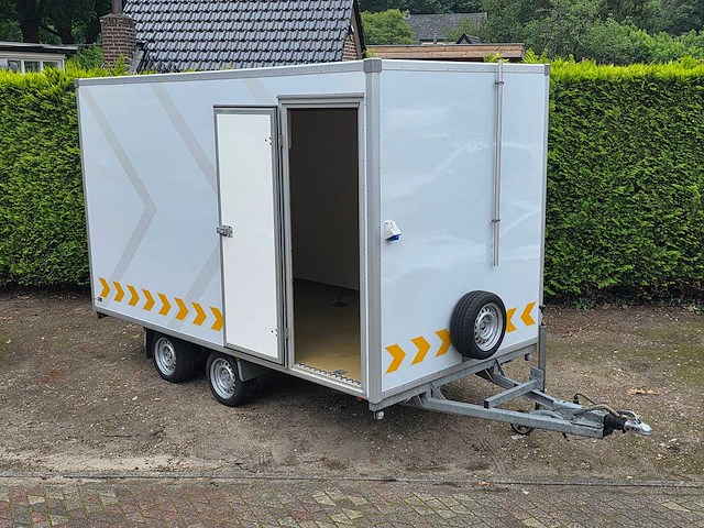 Helpo - gesloten aanhanger - aanhangwagen - sandwichpanlen - geen houten wanden - 96-wn-rd - afbeelding 1 van  12