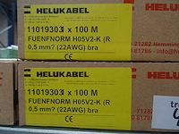 Helukabel - fuenfnorm h05v2-k - rol elektrakabel 100m (3x) - afbeelding 2 van  3