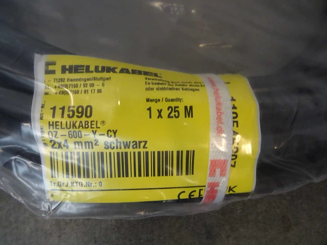 Helukabel - oz-600-y-cy - stuurstroomkabel 25 mtr - afbeelding 2 van  2