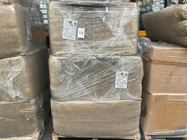 Hemkor - jute blend-hennep 200 mm (6 pak = 12,54 m2) - 1200 mm x 580 mm x 200 mm - isolatie - afbeelding 4 van  5
