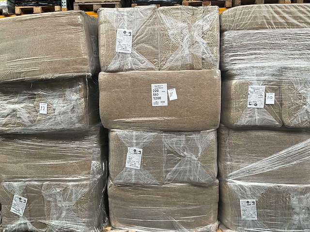 Hemkor - jute blend-hennep 220 mm (8 pak = 16,72 m2) - 1200 mm x 580 mm x 220 mm - isolatie - afbeelding 4 van  4