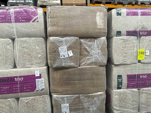 Hemkor - jute blend-hennep 220 mm (8 pak = 16,72 m2) - 1200 mm x 580 mm x 220 mm - isolatie - afbeelding 8 van  9